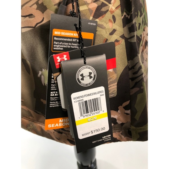 Under Armour Women's Camo Coldgear Puffer Coat - Picture 4 of 6